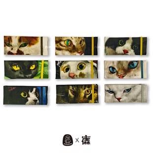 崔佳霖」猫咪长条手工旅行水彩本速写本套装 限定发售 「NATSUME
