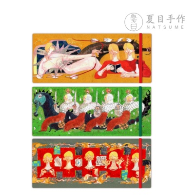 401/402/403「NATSUME x 双枪老太婆」9.5x24cm手工水彩本300g