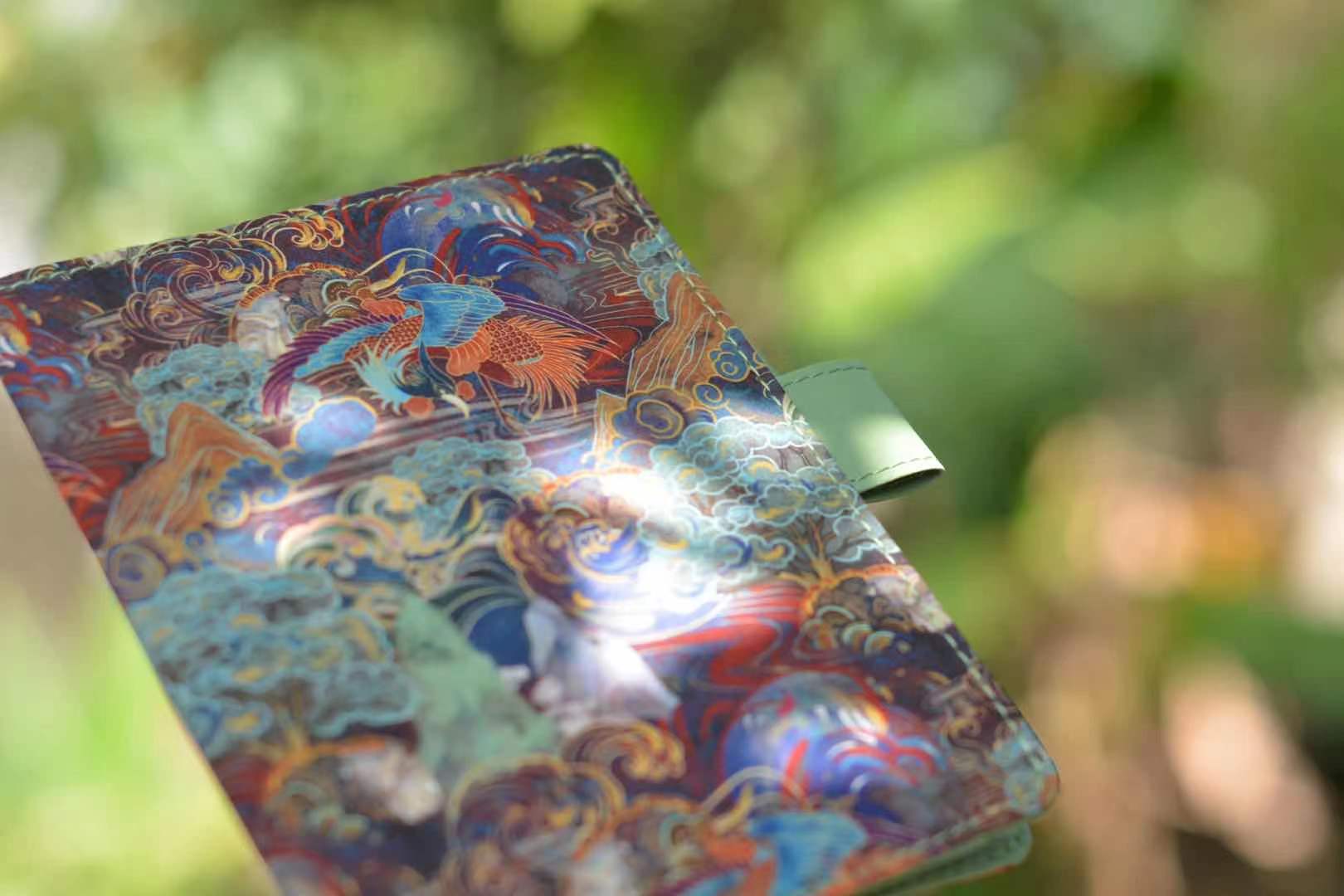 【国风祥云】手工定页hoboA5/A6手帐书衣旅行水彩本可替换内芯