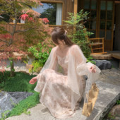 柔雾开衫 朦胧禅意超仙雪纺开衫 女轻薄防晒罩衫 Tongse 空调衫 夏