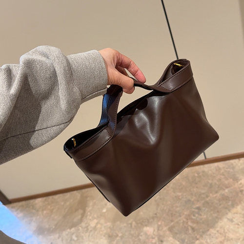 复古磨砂牛皮腋下包单肩斜挎包