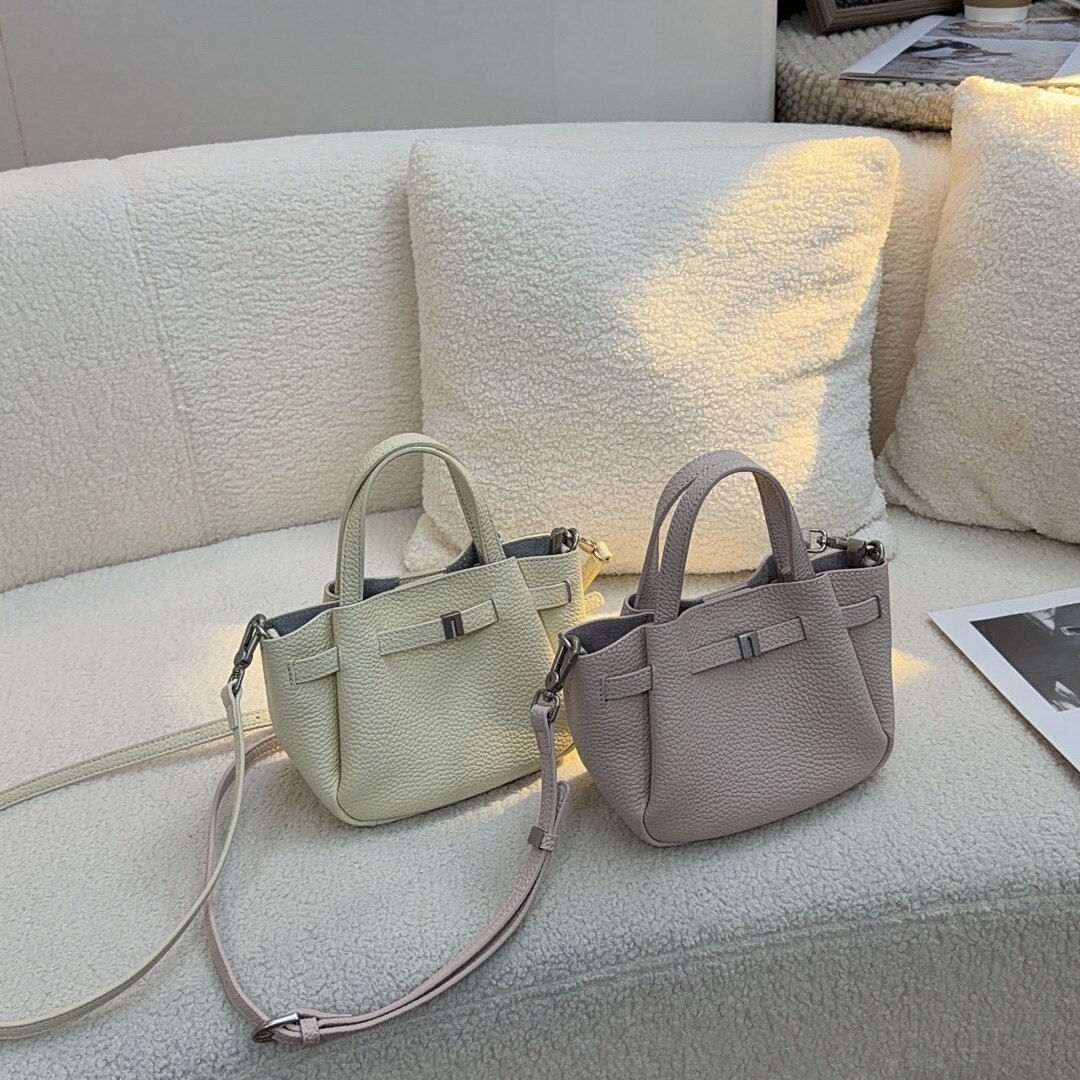 头层牛皮豆腐包女斜挎单肩包复古时尚手提休闲小挎包