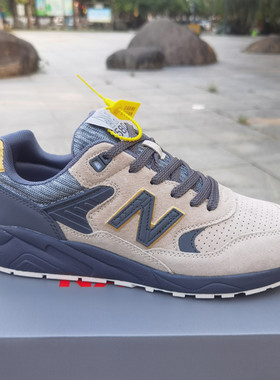 撤柜尾货秋冬真皮运动休闲男鞋NB580复古慢跑鞋老爹鞋百搭跑步鞋
