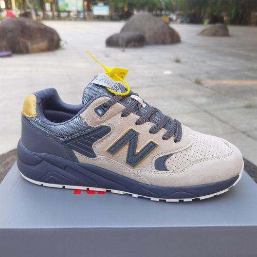 撤柜尾货秋冬真皮运动休闲男鞋NB580复古慢跑鞋老爹鞋百搭跑步鞋