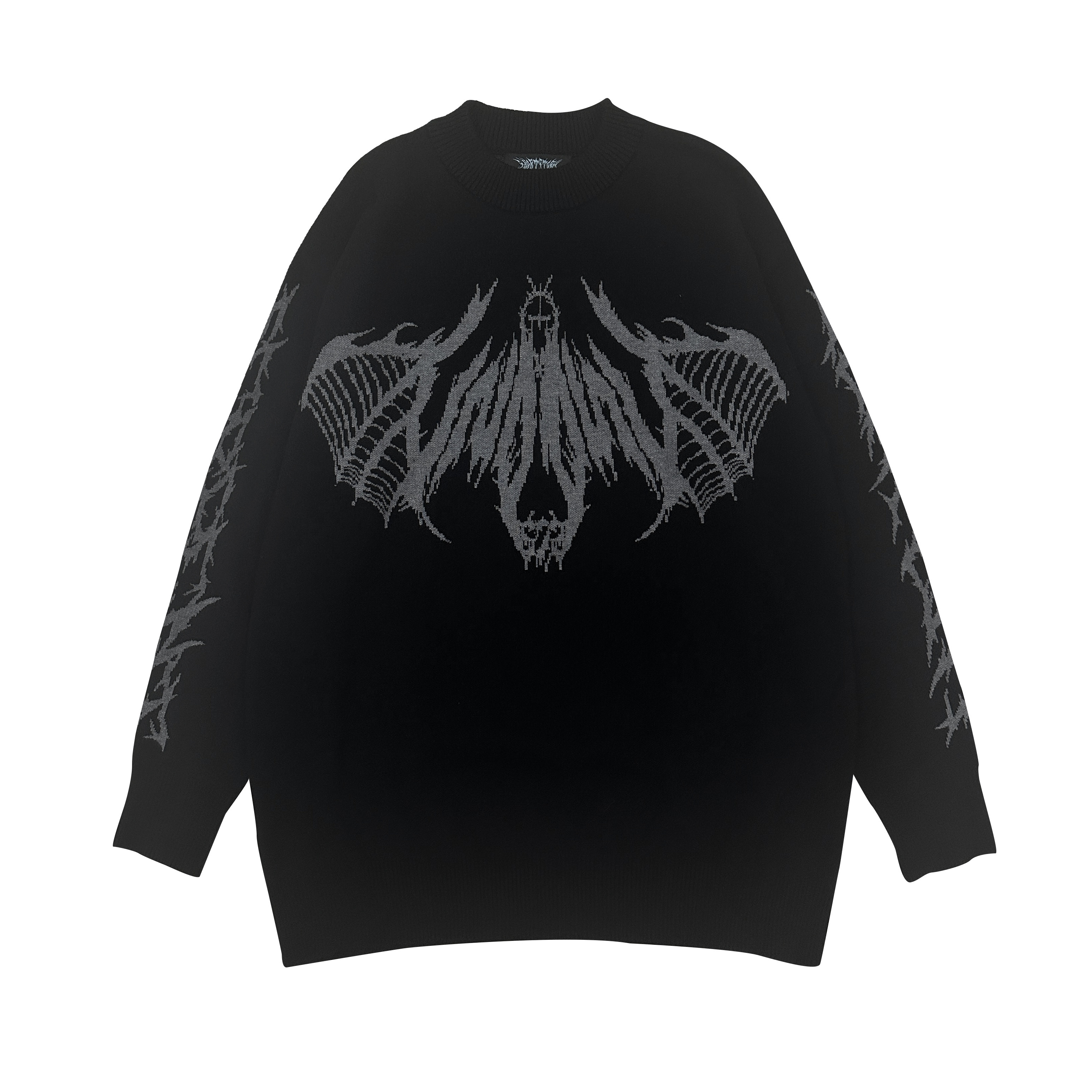 thumbnail for Wet body WETBODY original niche dark loose fit pullover gothic unisex street top for women