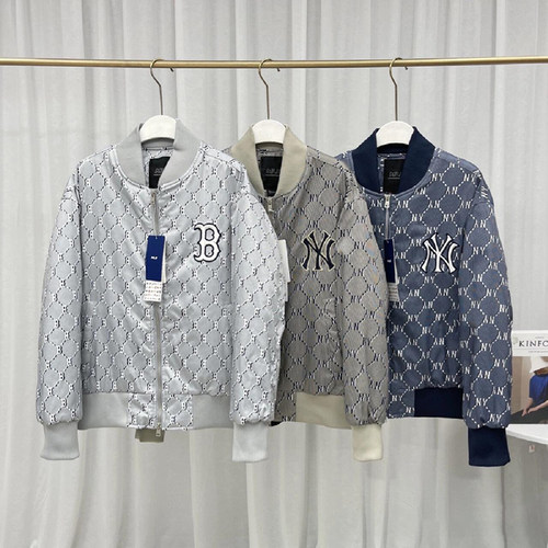 MLB男女棒球服NY夹棉运动茄克