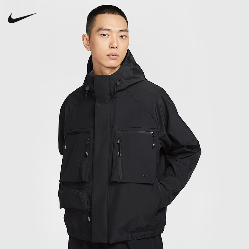 Nike耐克男子防风拒水连帽外套