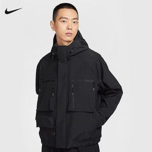 Nike耐克男子防风拒水连帽外套