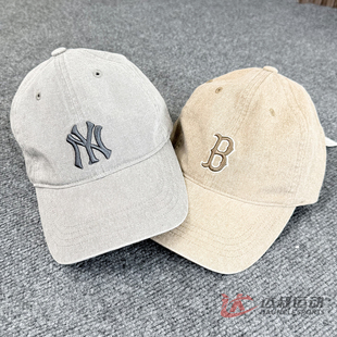 MLB儿童棒球帽男女童NY刺绣水洗硬顶运动帽鸭舌帽7ACPB025N 25新款