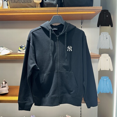MLB男女NY连帽运动茄克开衫外套