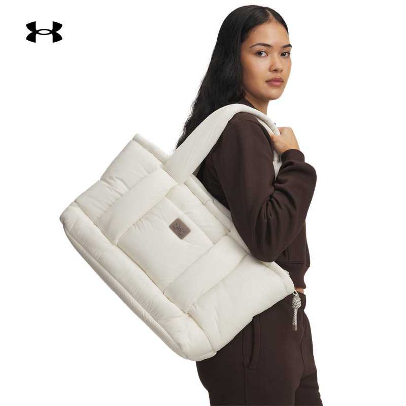 25新款UA安德玛女子托特包Studio仿羽绒大容量单肩包拎包6000963,运动包/户外包/配件,挎包/拎包/休闲包,淘宝优惠券,粉丝福利购,淘宝优惠卷