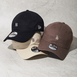 25新款 NewEra纽亦华MLB棒球帽男女NY小标刺绣软顶鸭舌帽14529067