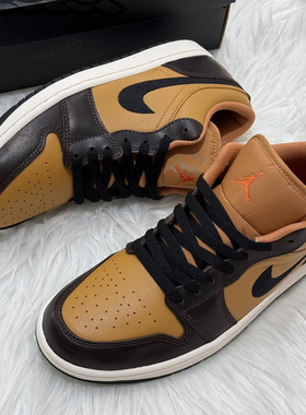 Jordan25新款Nike耐克男子板鞋AIR JORDAN 1复古低帮运动鞋HQ3603