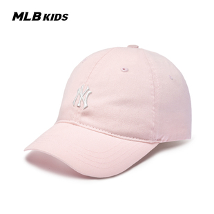 25新款MLB儿童棒球帽男女童NY字母刺绣运动帽遮阳鸭舌帽7ACP7704N
