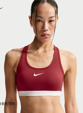 26新款Nike耐克女子背心SWOOSH脱缰系列中强度速干运动内衣IQ3832