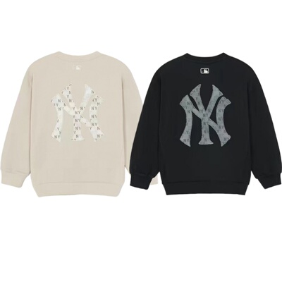 MLB儿童运动卫衣男女NY套头衫