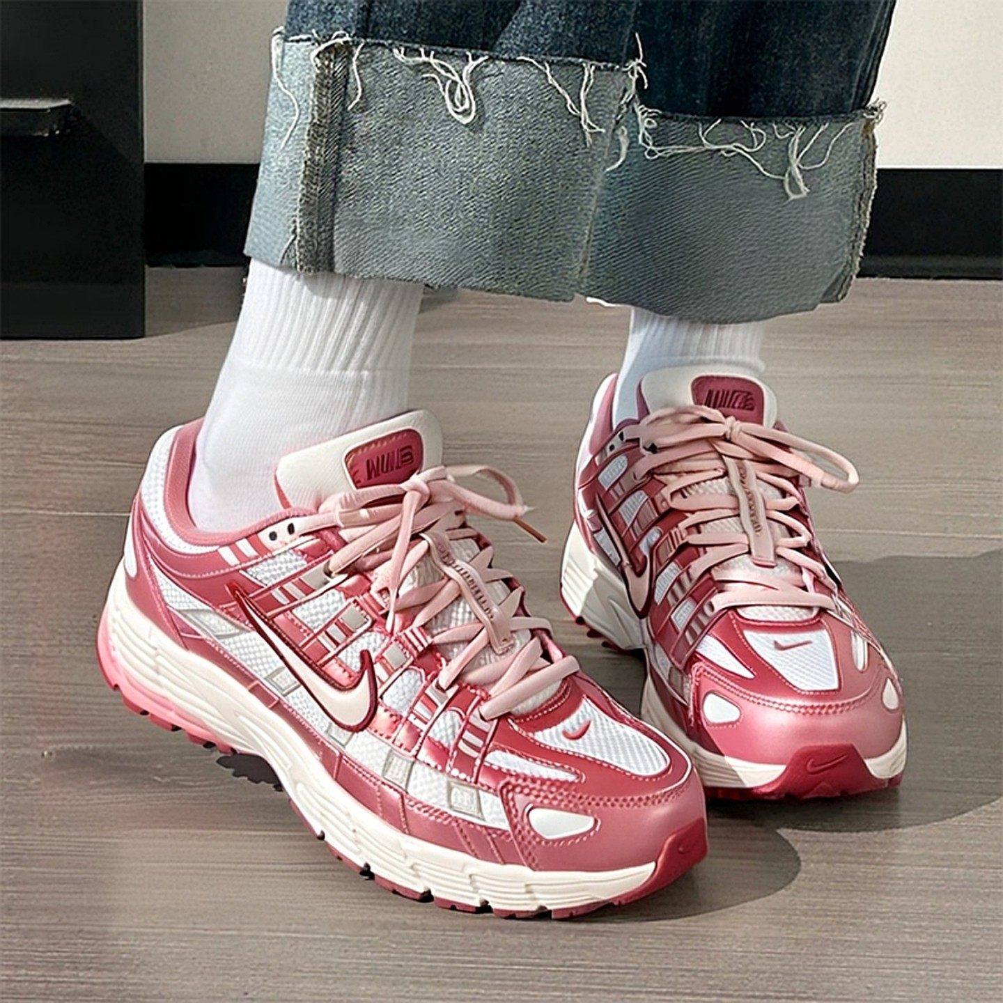 26新款Nike耐克运动鞋女子P-6000复古跑步鞋缓震休闲老爹鞋IO3496,运动鞋new,运动休闲鞋,淘宝优惠券,粉丝福利购,淘宝优惠卷