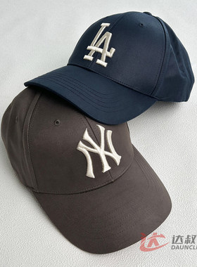 MLB情侣NY大标刺绣硬顶棒球帽