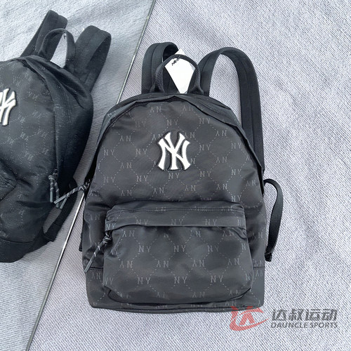 MLB情侣钻石老花满印双肩背包