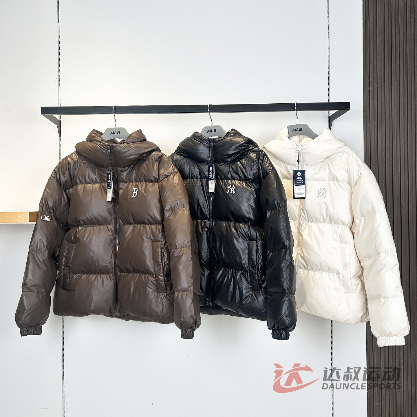 MLB儿童羽绒服男女童NY棉羽外套