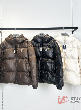 25新款MLB儿童羽绒服男女NY小标鸭绒防泼水保暖棉羽外套7ADJB0556