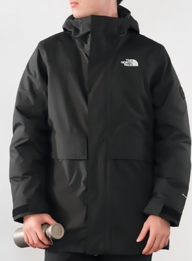 25新款TheNorthFace北面冲锋衣男防水羽绒三合一鹅绒保暖外套8FKW