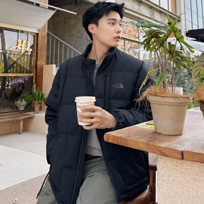 北面羽绒服男鹅绒保暖可拆卸马甲