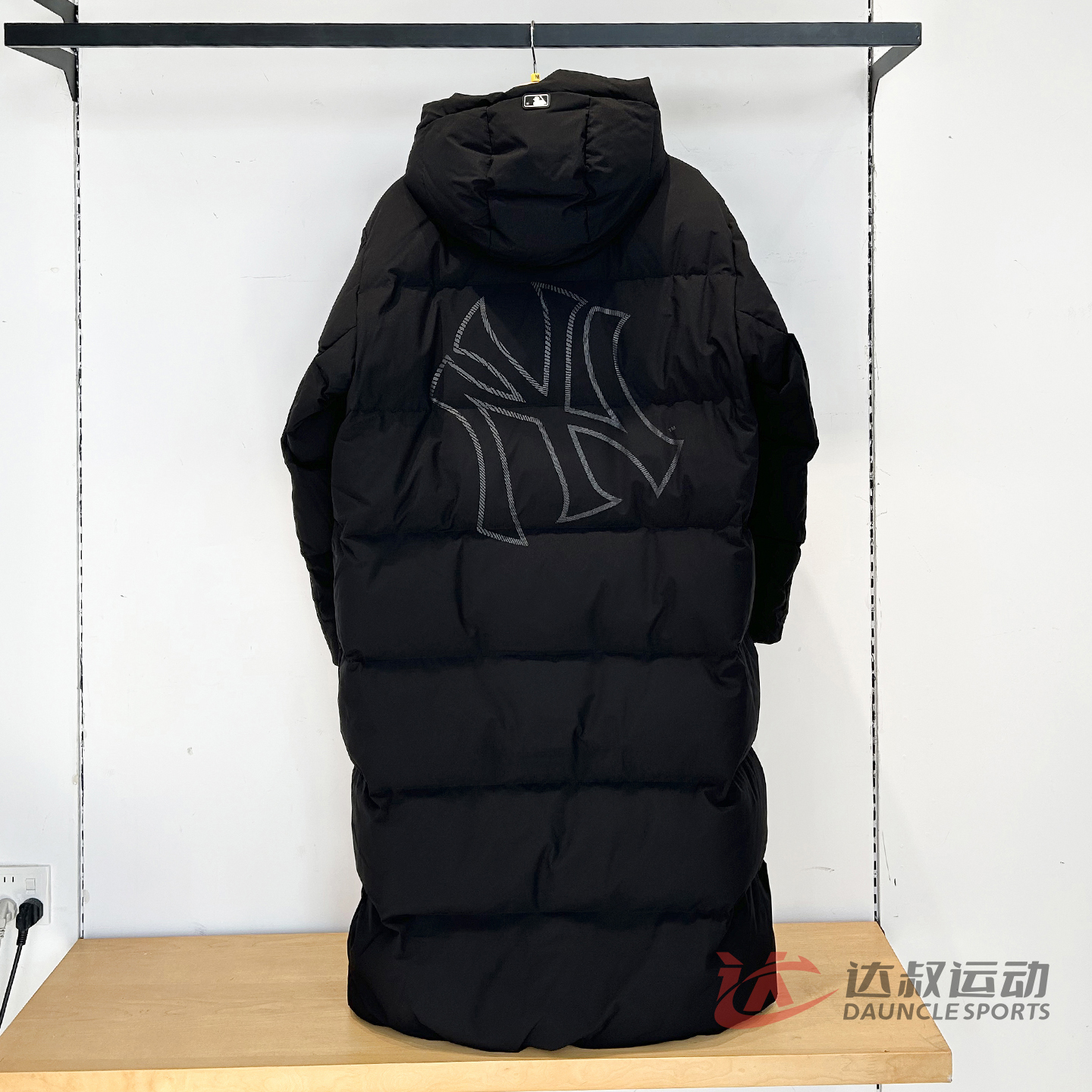 MLB男女NY大标防水长款羽绒服