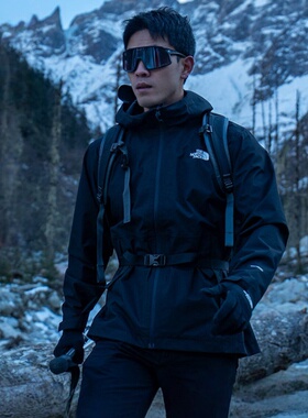 26新款TheNorthFace北面硬壳冲锋衣外套男子户外防水运动夹克8JSQ
