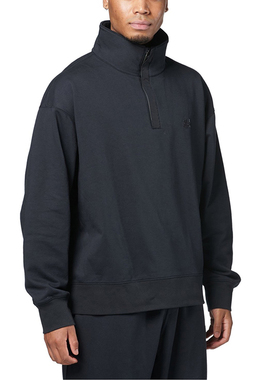 24新款UA安德玛男子卫衣L4L抓绒1/2拉链训练运动套头衫1387976