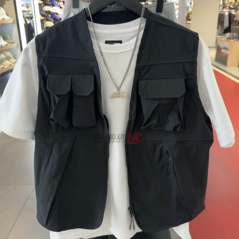 纽亦华马甲男女NY工装休闲背心