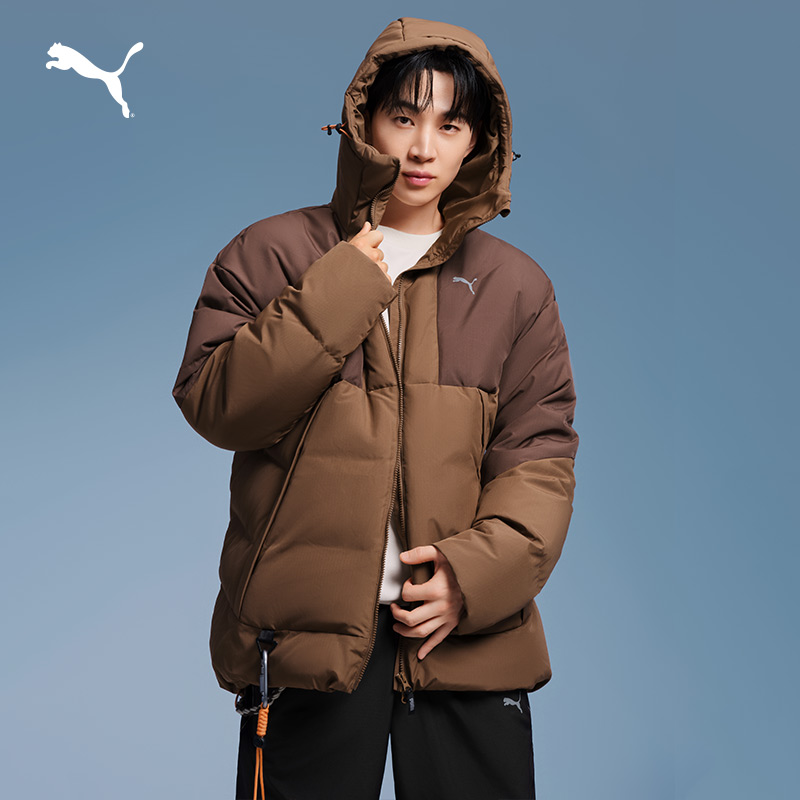 PUMA彪马男子连帽保暖羽绒服