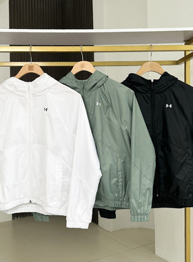 25新款UA安德玛女子外套SportStyle Windbreaker运动夹克1382698
