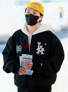 NewEra纽亦华MLB外套男女SMFK联名毛呢棒球服运动夹克13429790