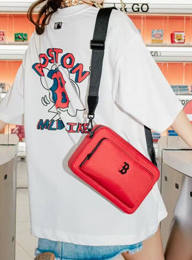MLB斜挎包男女小方包单肩手拎包