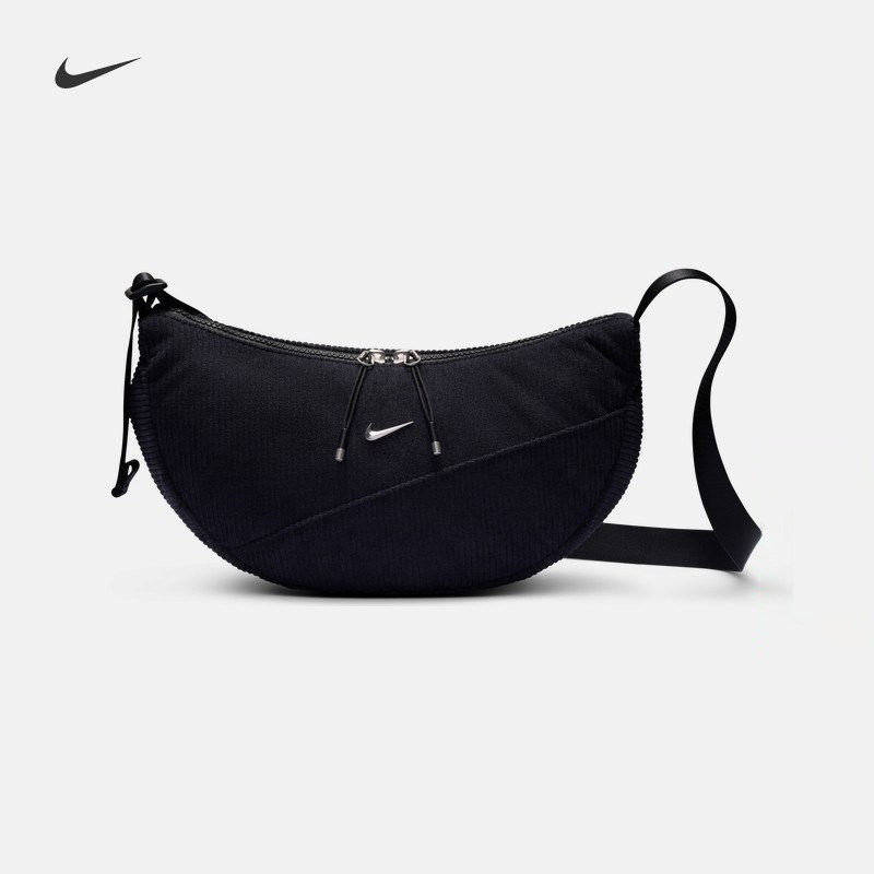 Nike耐克男女新月形灯芯绒斜挎包