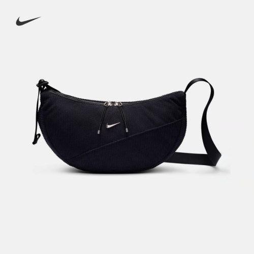 Nike耐克男女新月形灯芯绒斜挎包