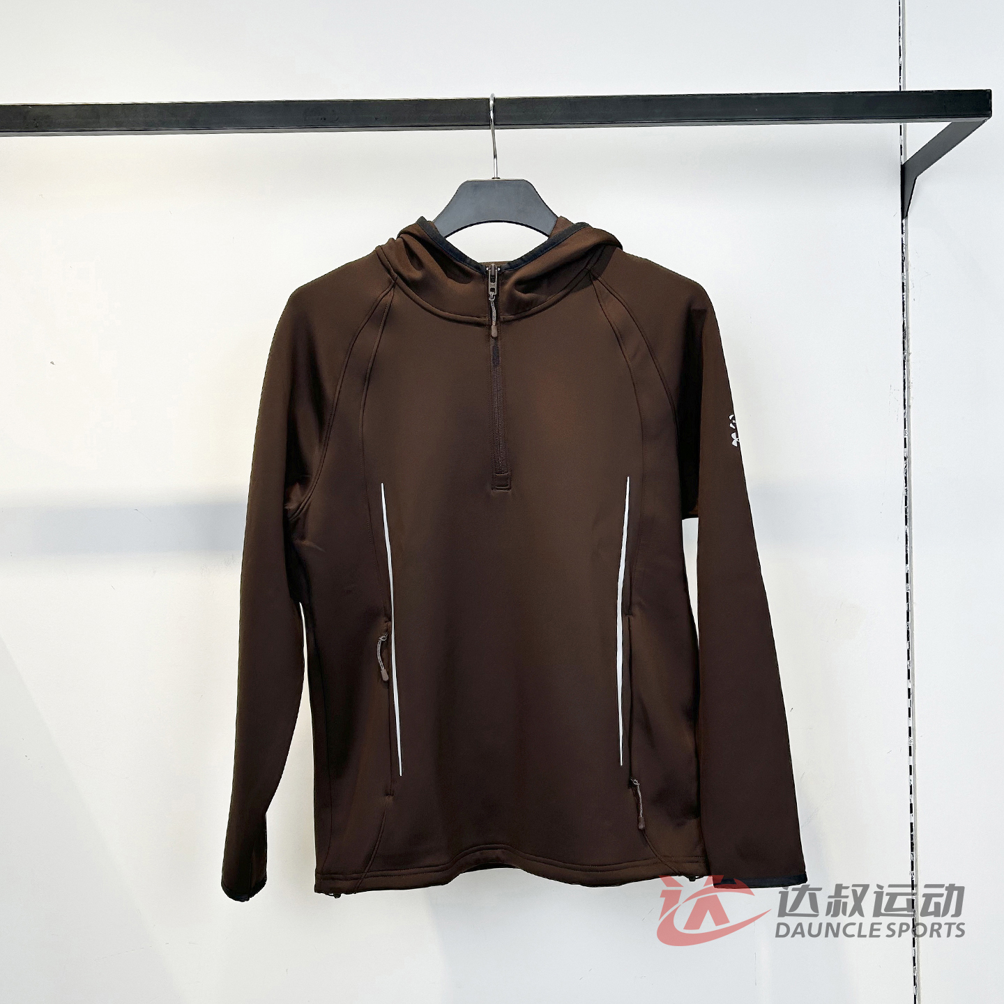 UA安德玛男子半拉链连帽卫衣