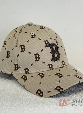 25新款MLB儿童棒球帽男女童NY钻石老花硬顶运动帽鸭舌帽7ACPMD45N