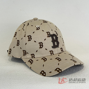 25新款 MLB儿童棒球帽男女童NY钻石老花硬顶运动帽鸭舌帽7ACPMD45N