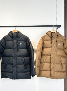 25新款Nike耐克羽绒服男子连帽鸭绒保暖运动休闲棉羽外套IB2974