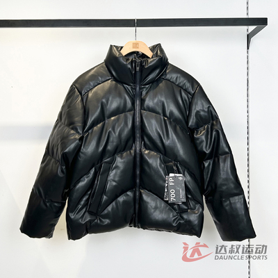 UA安德玛男子仿皮短款羽绒服