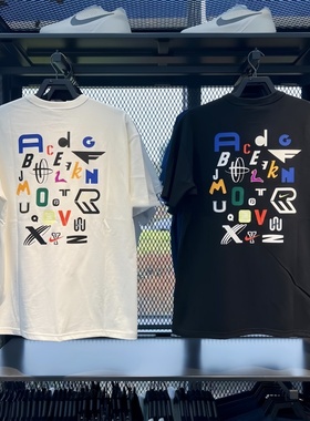 25新款Nike耐克短袖男子复古印花宽松休闲圆领纯棉运动T恤HQ9152