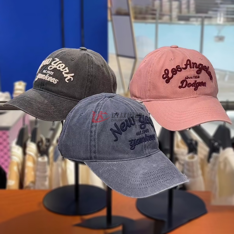 MLB男女棒球帽牛仔软顶运动帽