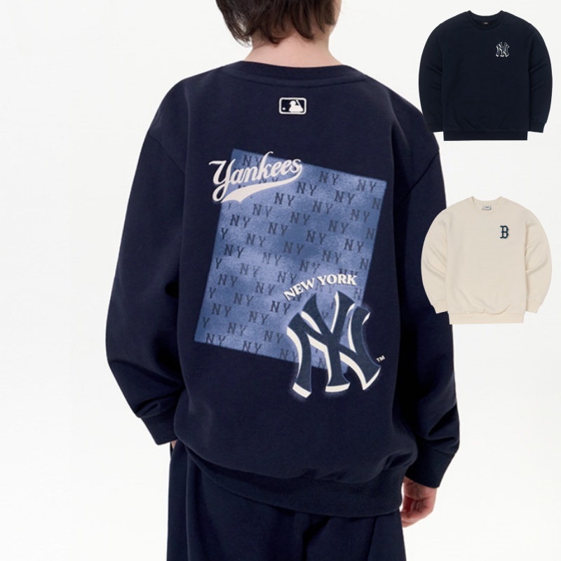 MLB儿童运动卫衣男女加绒套头衫