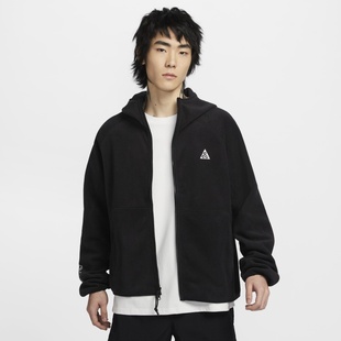 25新款Nike耐克外套男子连帽撞色ACG摇粒绒保暖运动夹克HJ2461