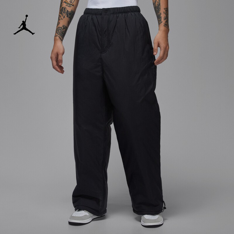 Jordan25新款Nike耐克男子长裤加衬夹棉保暖抽绳休闲运动裤HV0732