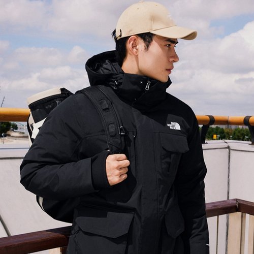 北面羽绒服男子防水鹅绒保暖外套