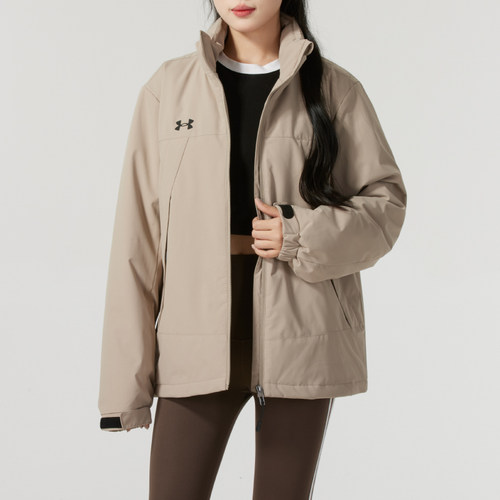 UA安德玛男女立领保暖运动棉衣