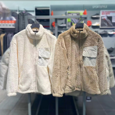 UA安德玛女子立领羊羔绒运动茄克